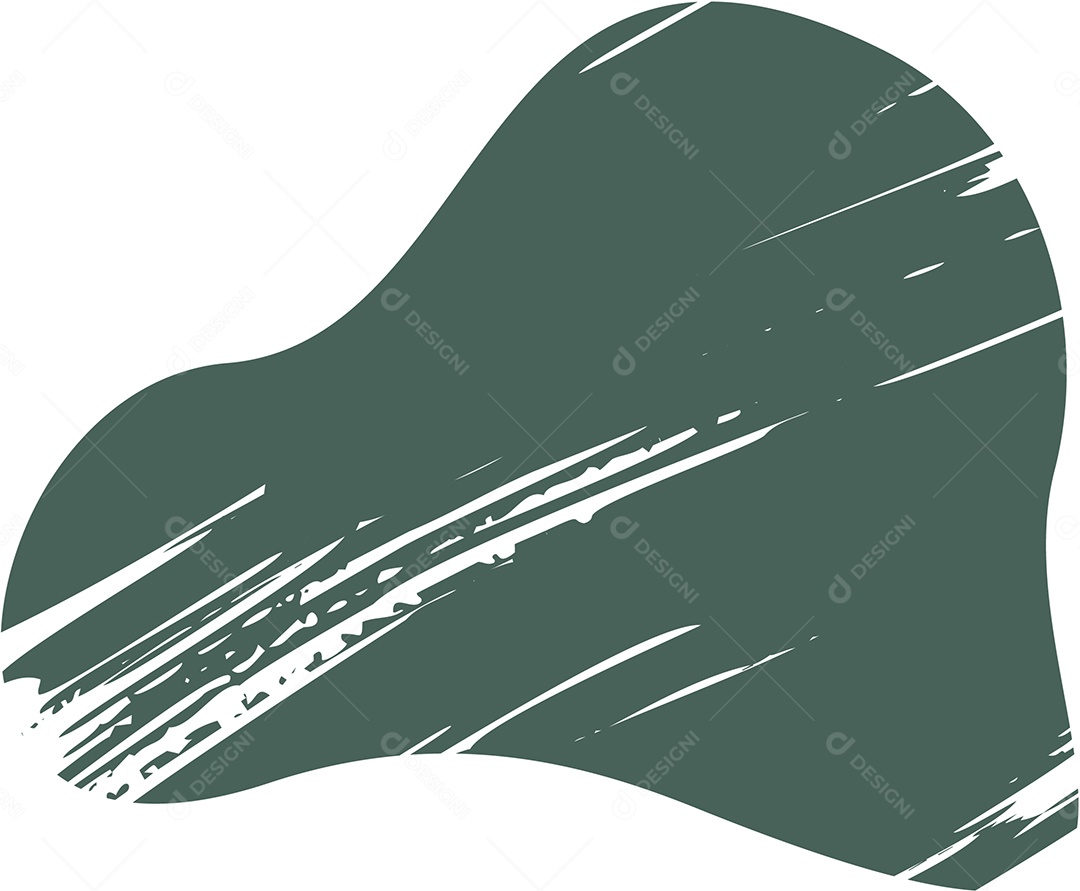 Shape Grunge Mancha de Tinta Verde Ilustração Vetor EPS