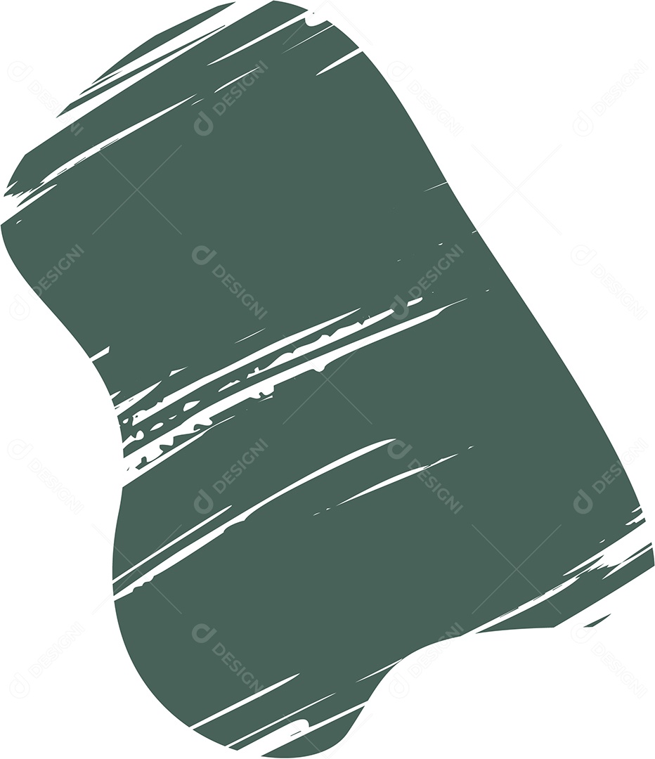 Shape Grunge Mancha de Tinta Verde Ilustração Vetor EPS