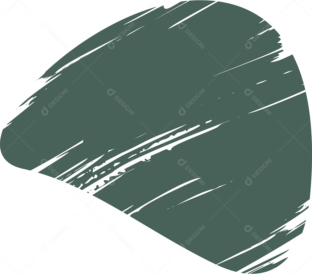 Shape Grunge Mancha de Tinta Verde Ilustração Vetor EPS