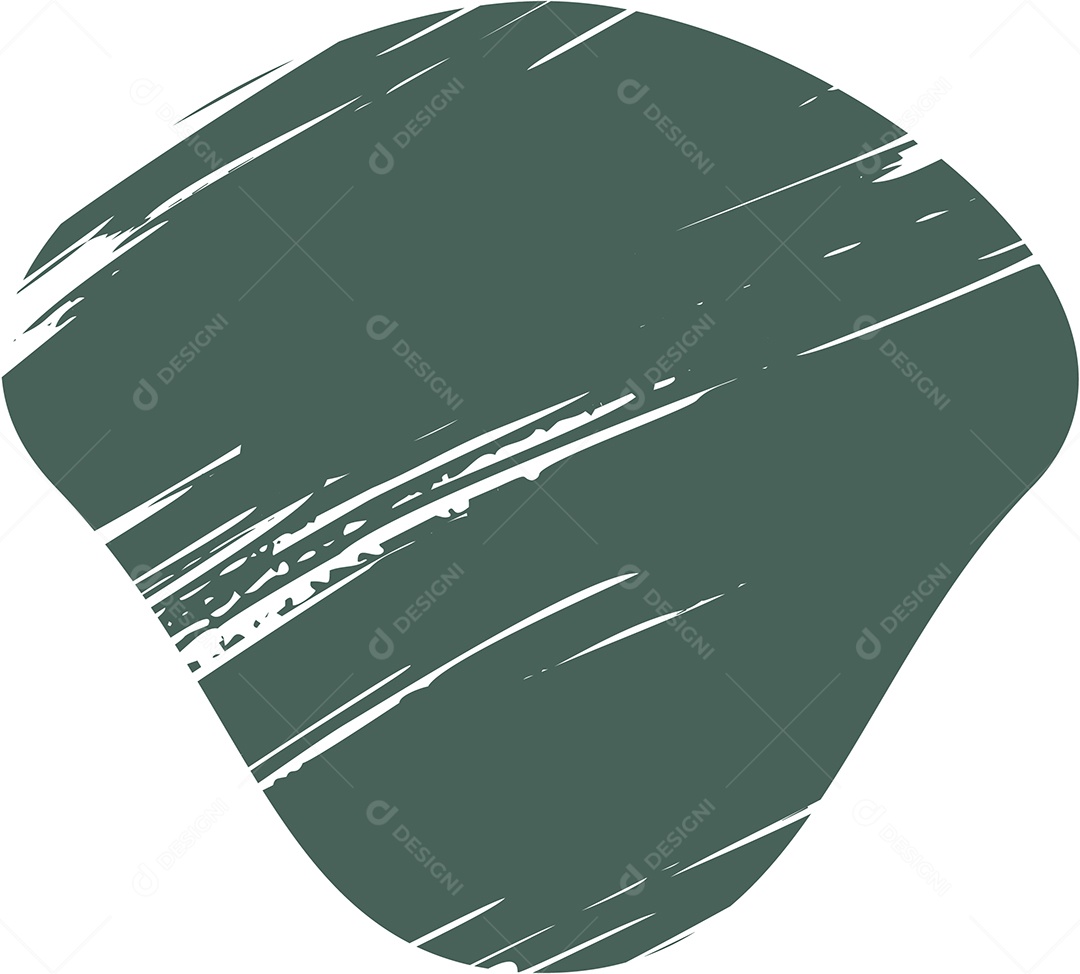 Shape Grunge Mancha de Tinta Verde Ilustração Vetor EPS