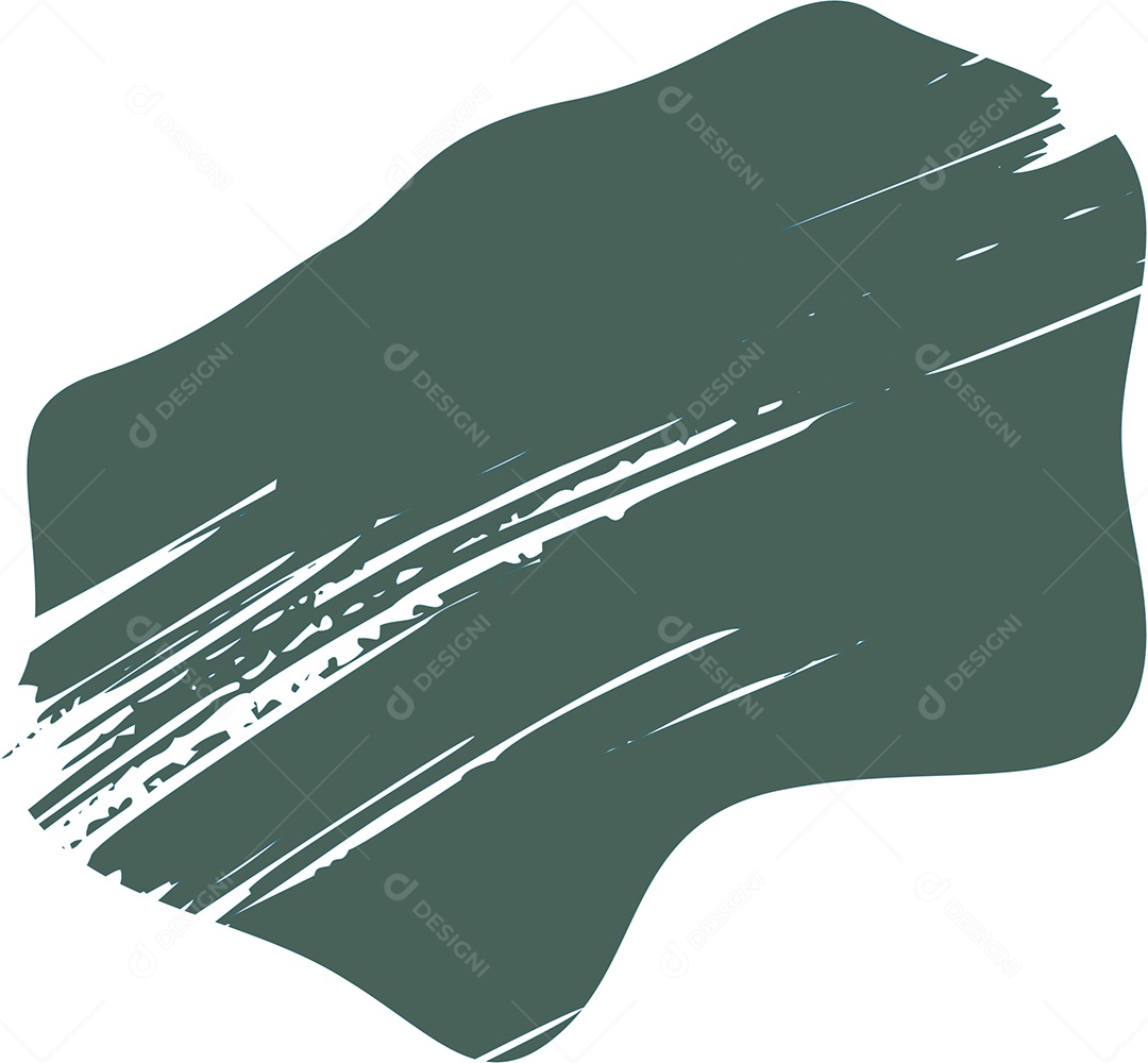 Shape Grunge Mancha de Tinta Verde Ilustração Vetor EPS