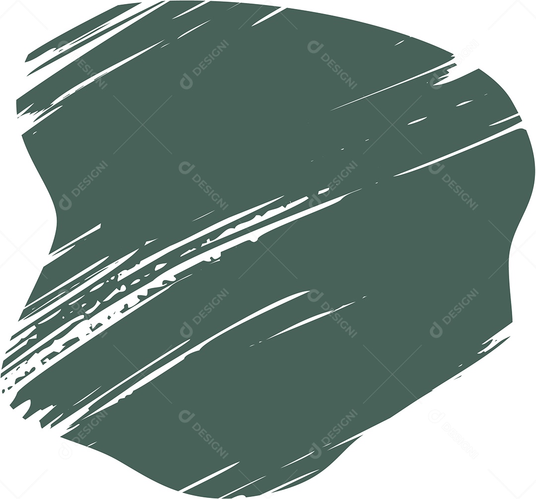 Shape Grunge Mancha de Tinta Verde Ilustração Vetor EPS