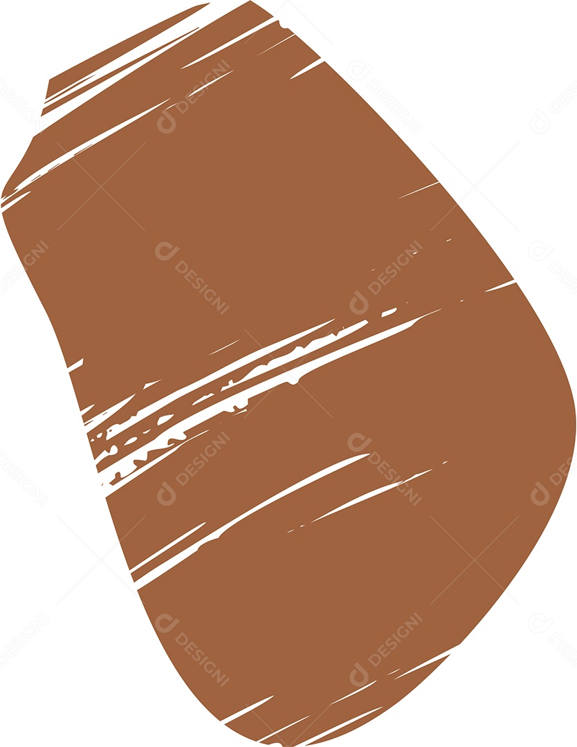 Shape Grunge Mancha de Tinta Marrom Ilustração Vetor EPS