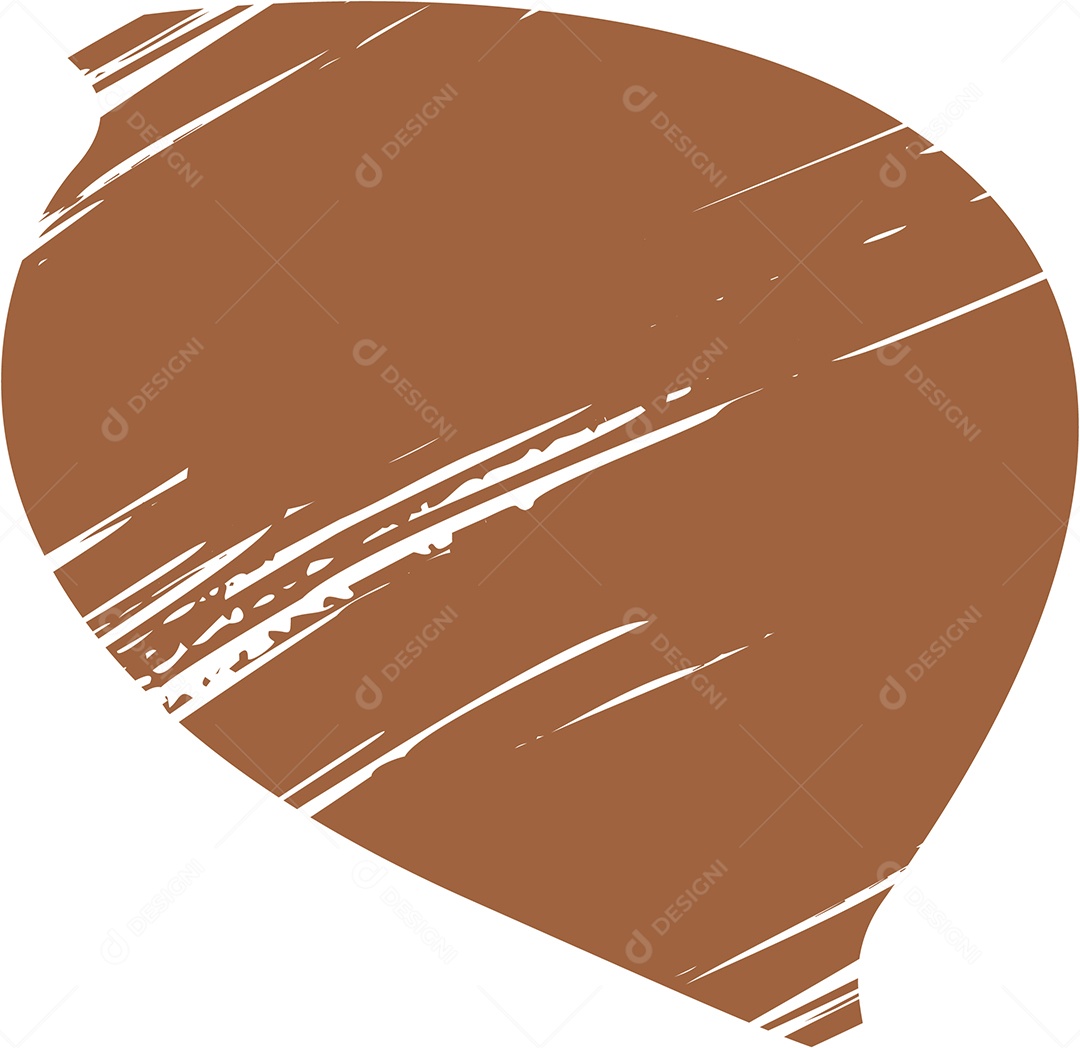 Shape Grunge Mancha de Tinta Marrom Ilustração Vetor EPS