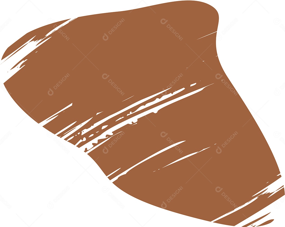 Shape Grunge Mancha de Tinta Marrom Ilustração Vetor EPS