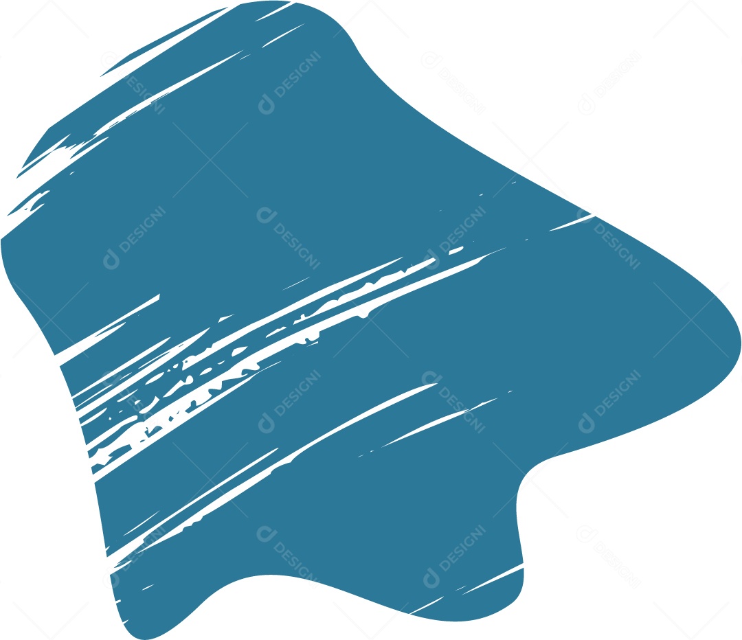 Shape Grunge Mancha de Tinta Azul Ilustração Vetor EPS