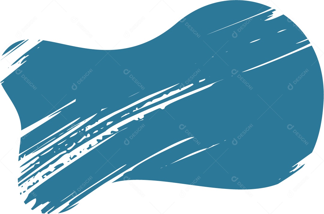 Shape Grunge Mancha de Tinta Azul Ilustração Vetor EPS