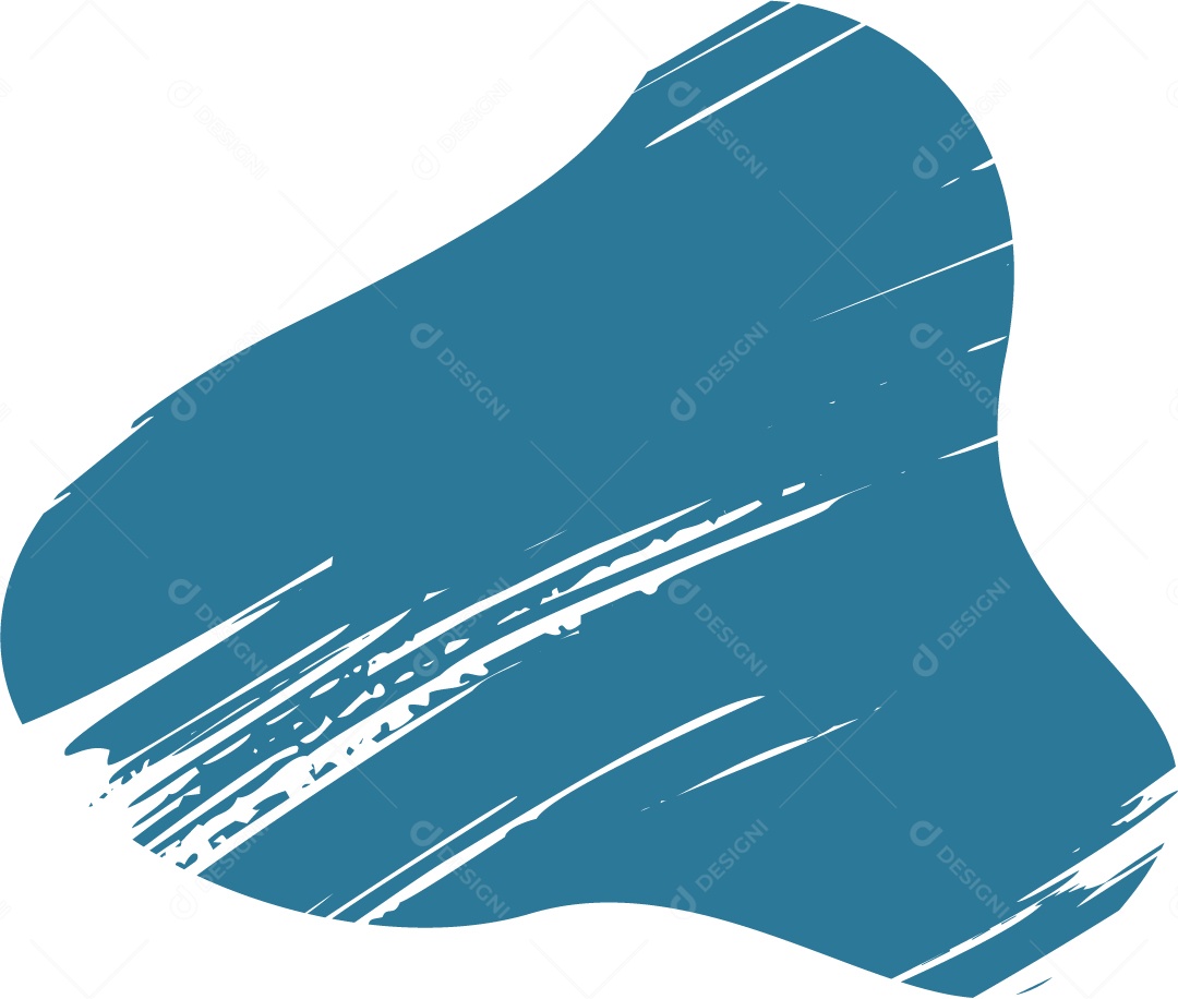 Shape Grunge Mancha de Tinta Azul Ilustração Vetor EPS