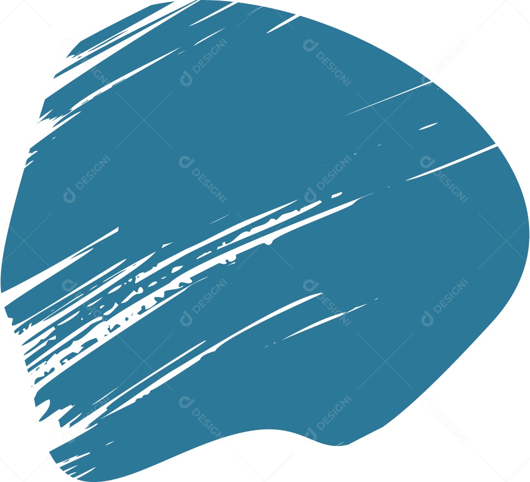 Shape Grunge Mancha de Tinta Azul Ilustração Vetor EPS