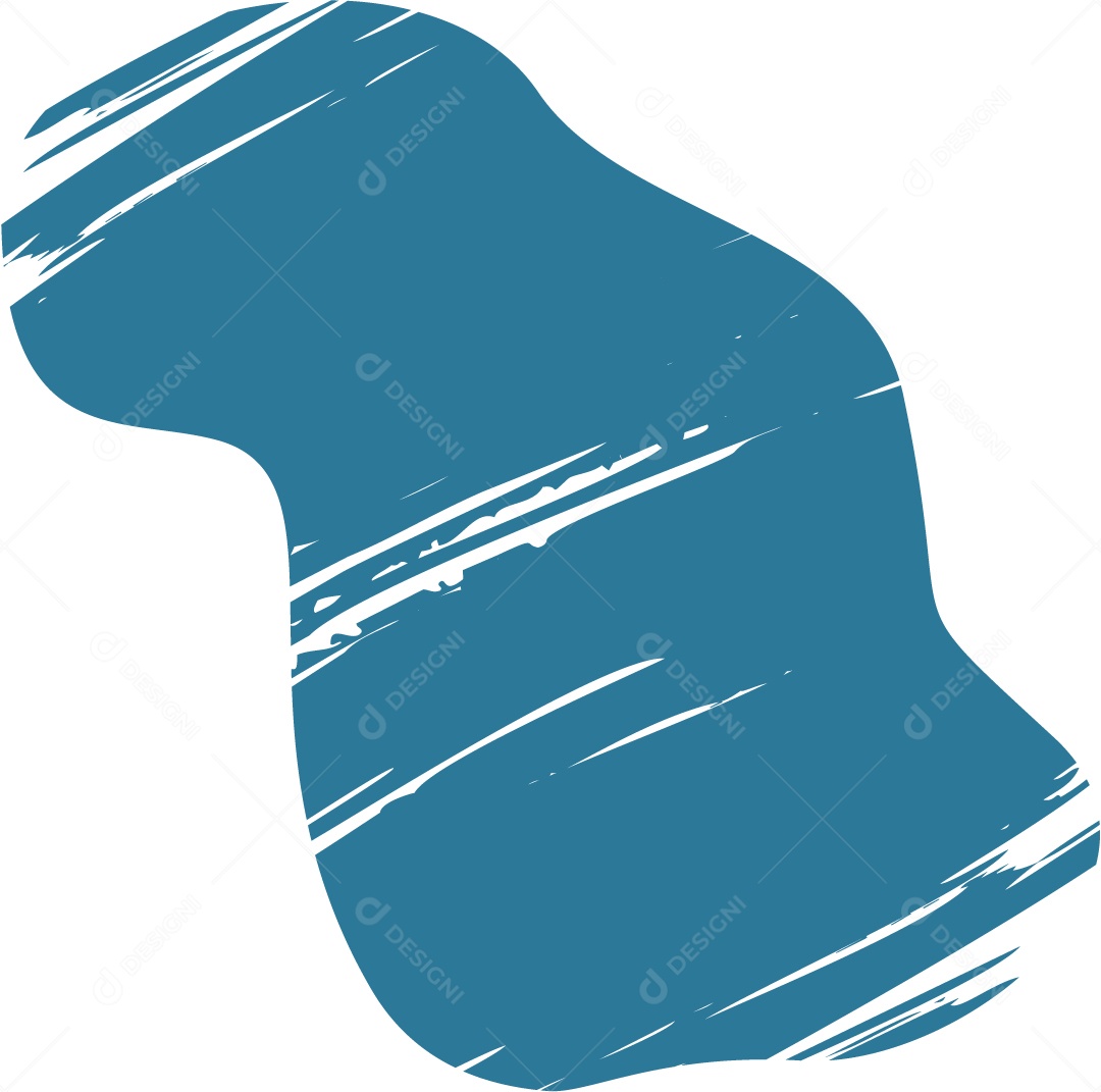 Shape Grunge Mancha de Tinta Azul Ilustração Vetor EPS