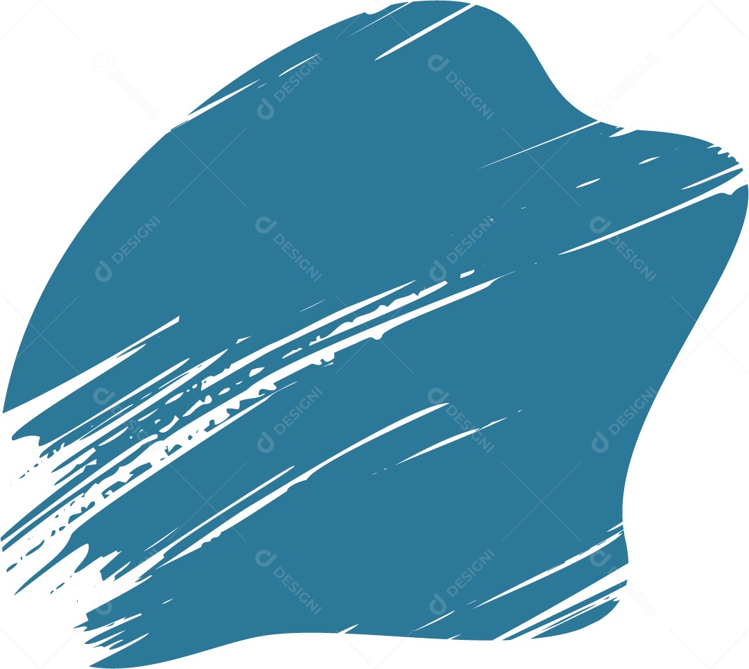 Shape Grunge Mancha de Tinta Azul Ilustração Vetor EPS