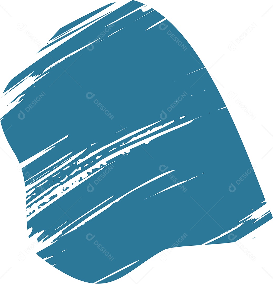 Shape Grunge Mancha de Tinta Azul Ilustração Vetor EPS