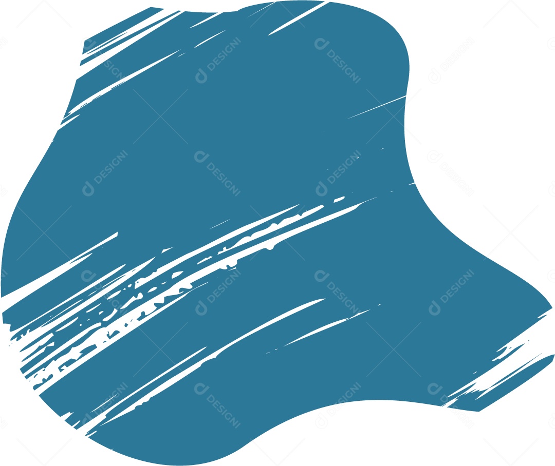 Shape Grunge Mancha de Tinta Azul Ilustração Vetor EPS
