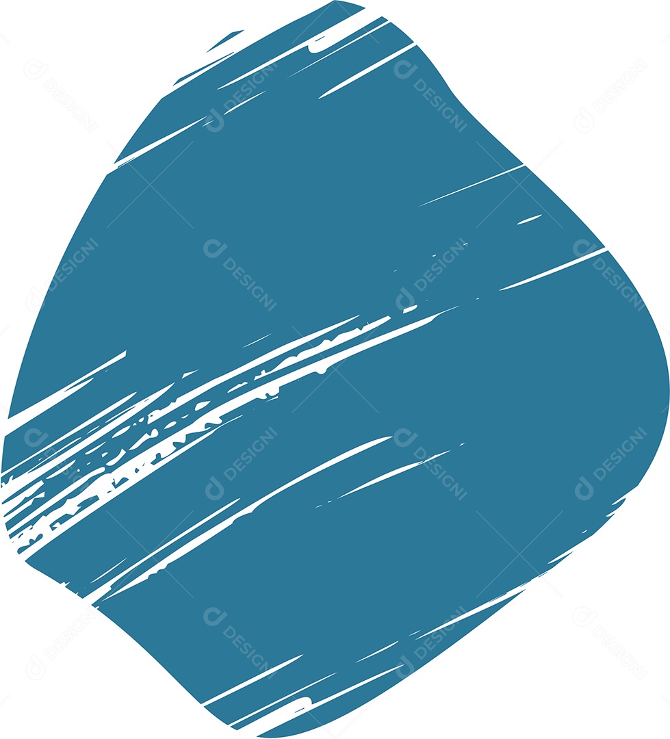 Shape Grunge Mancha de Tinta Azul Ilustração Vetor EPS