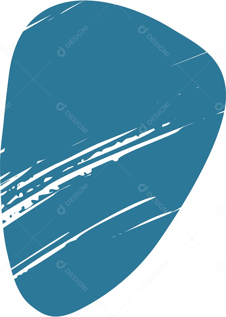 Shape Grunge Mancha de Tinta Azul Ilustração Vetor EPS