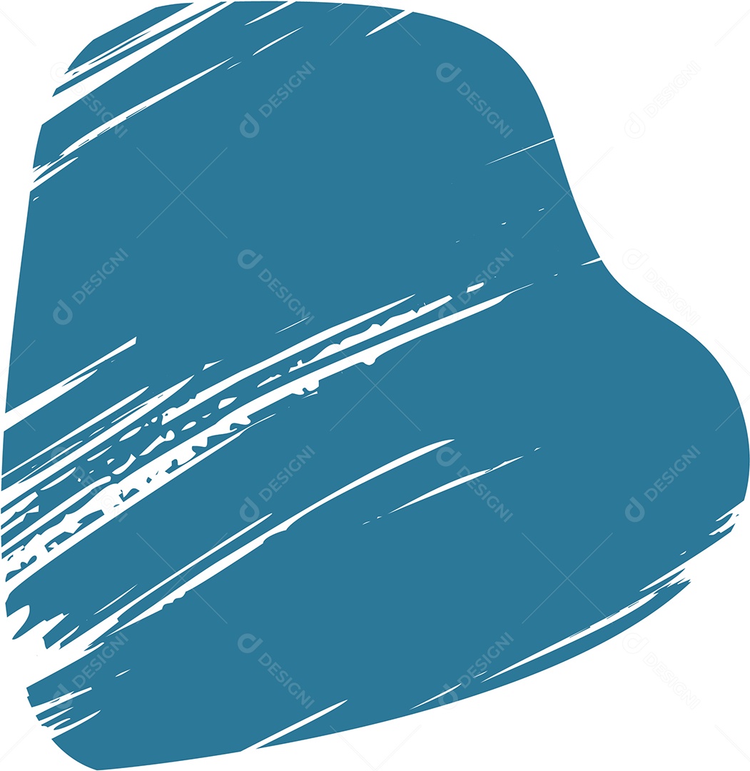 Shape Grunge Mancha de Tinta Azul Ilustração Vetor EPS