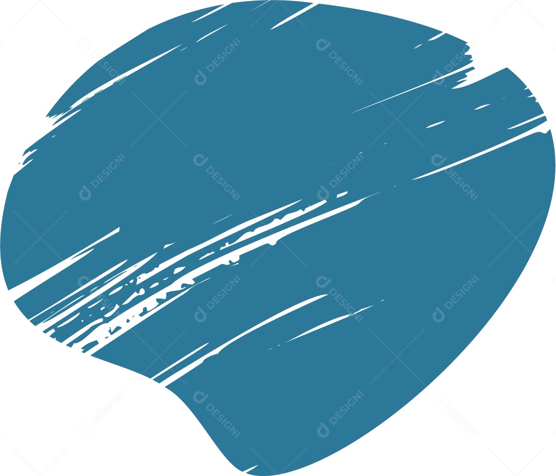 Shape Grunge Mancha de Tinta Azul Ilustração Vetor EPS