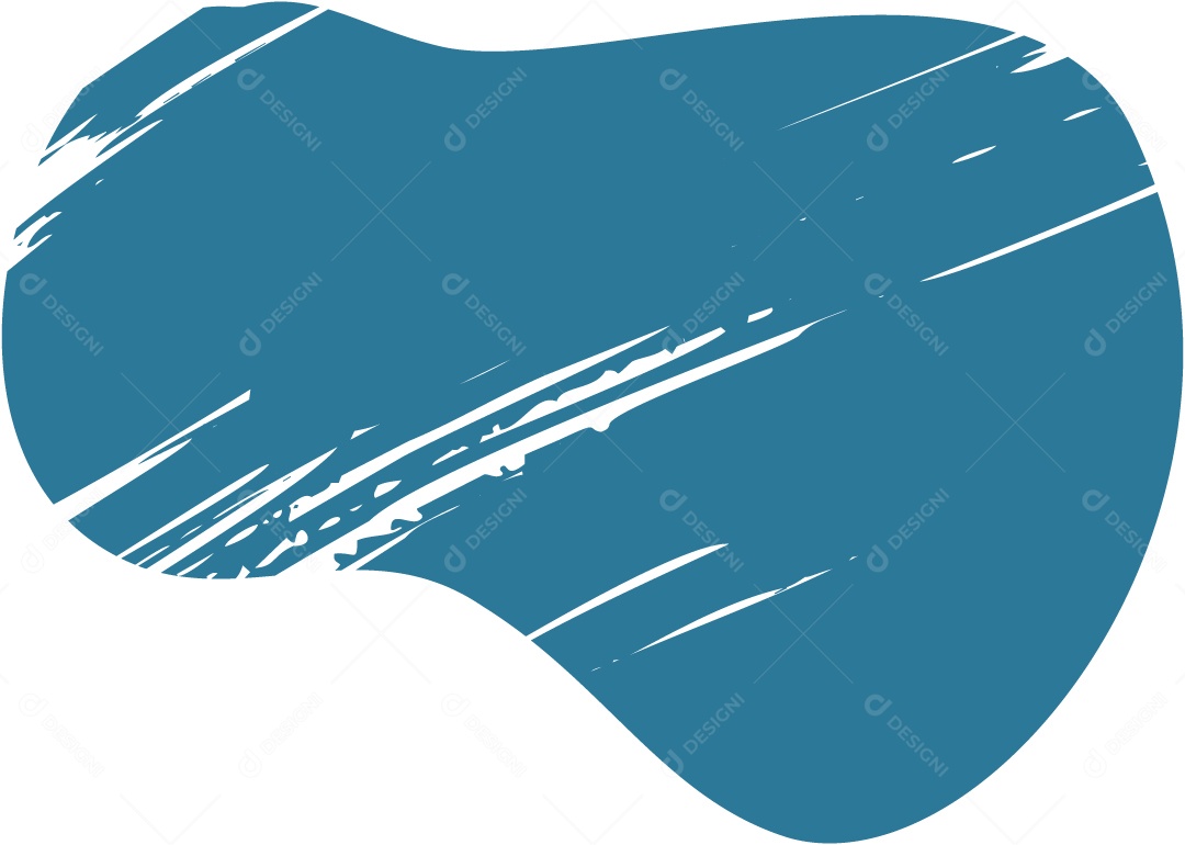 Shape Grunge Mancha de Tinta Azul Ilustração Vetor EPS