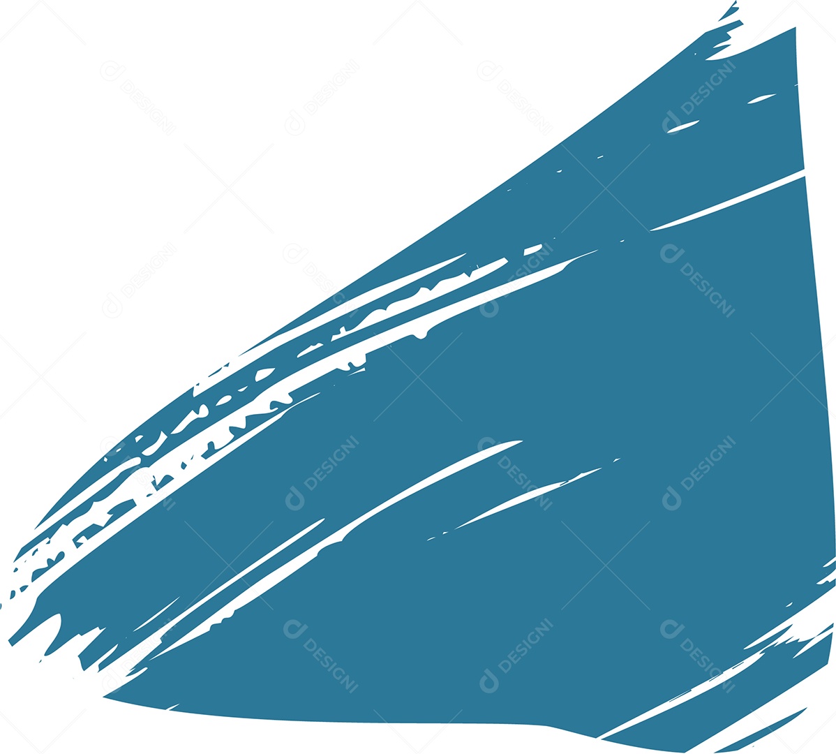 Shape Grunge Mancha de Tinta Azul Ilustração Vetor EPS