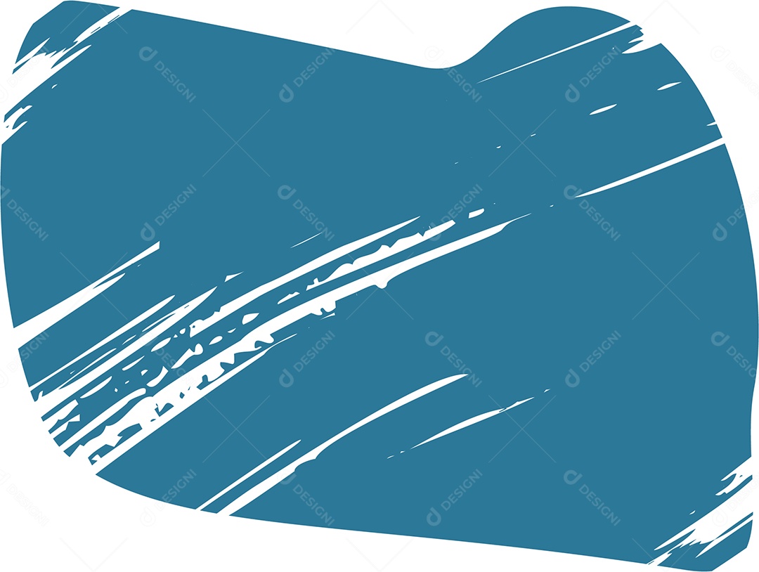 Shape Grunge Mancha de Tinta Azul Ilustração Vetor EPS