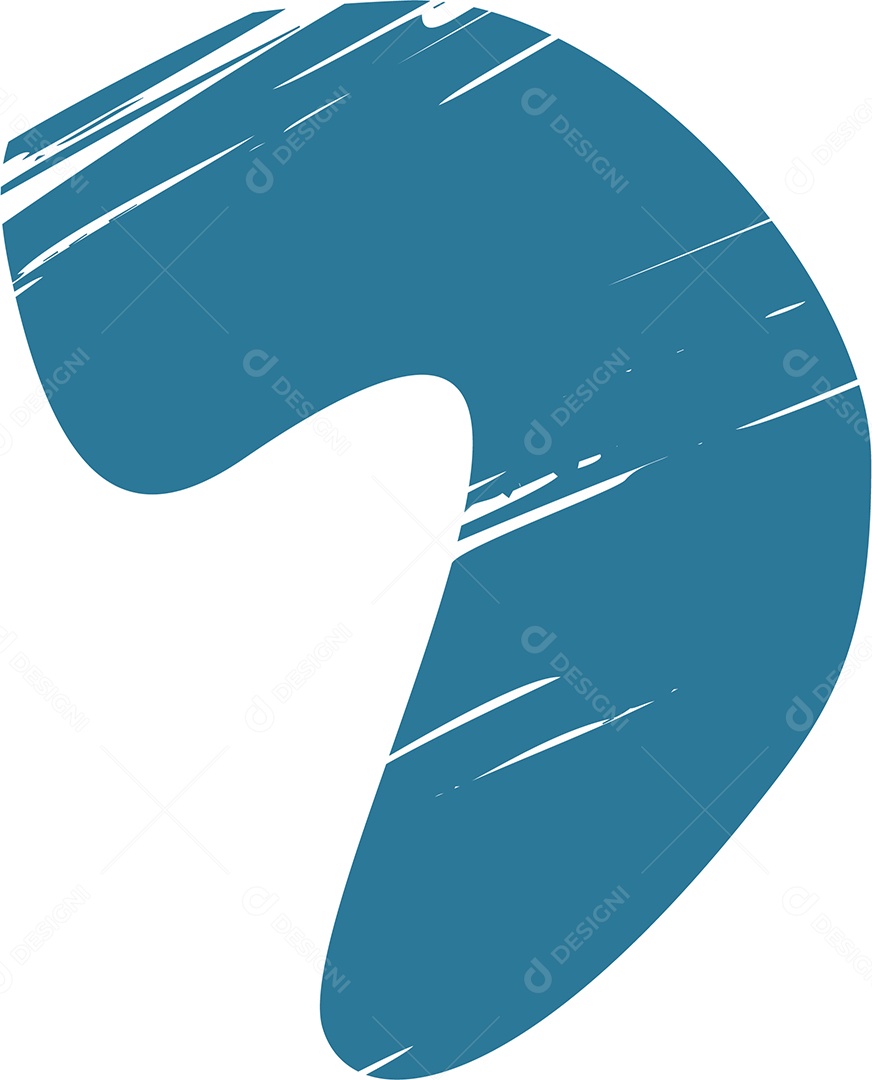 Shape Grunge Mancha de Tinta Azul Ilustração Vetor EPS