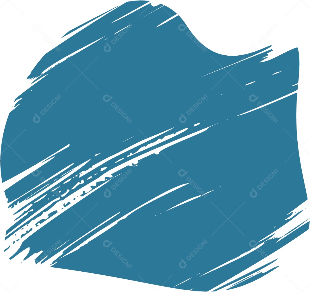 Shape Grunge Mancha de Tinta Azul Ilustração Vetor EPS
