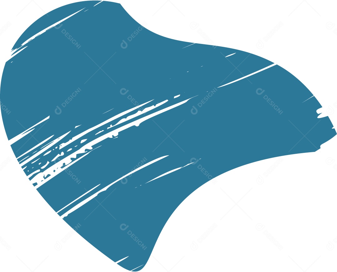 Shape Grunge Mancha de Tinta Azul Ilustração Vetor EPS