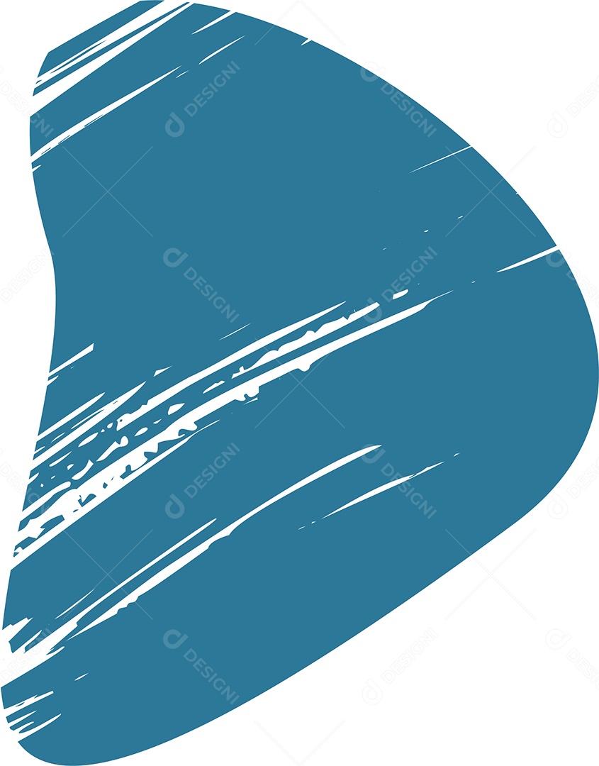 Shape Grunge Mancha de Tinta Azul Ilustração Vetor EPS