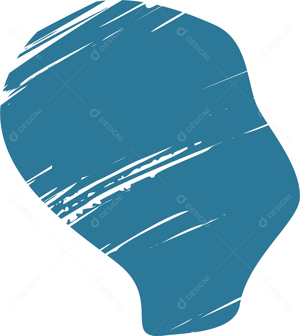 Shape Grunge Mancha de Tinta Azul Ilustração Vetor EPS