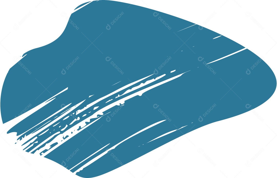 Shape Grunge Mancha de Tinta Azul Ilustração Vetor EPS