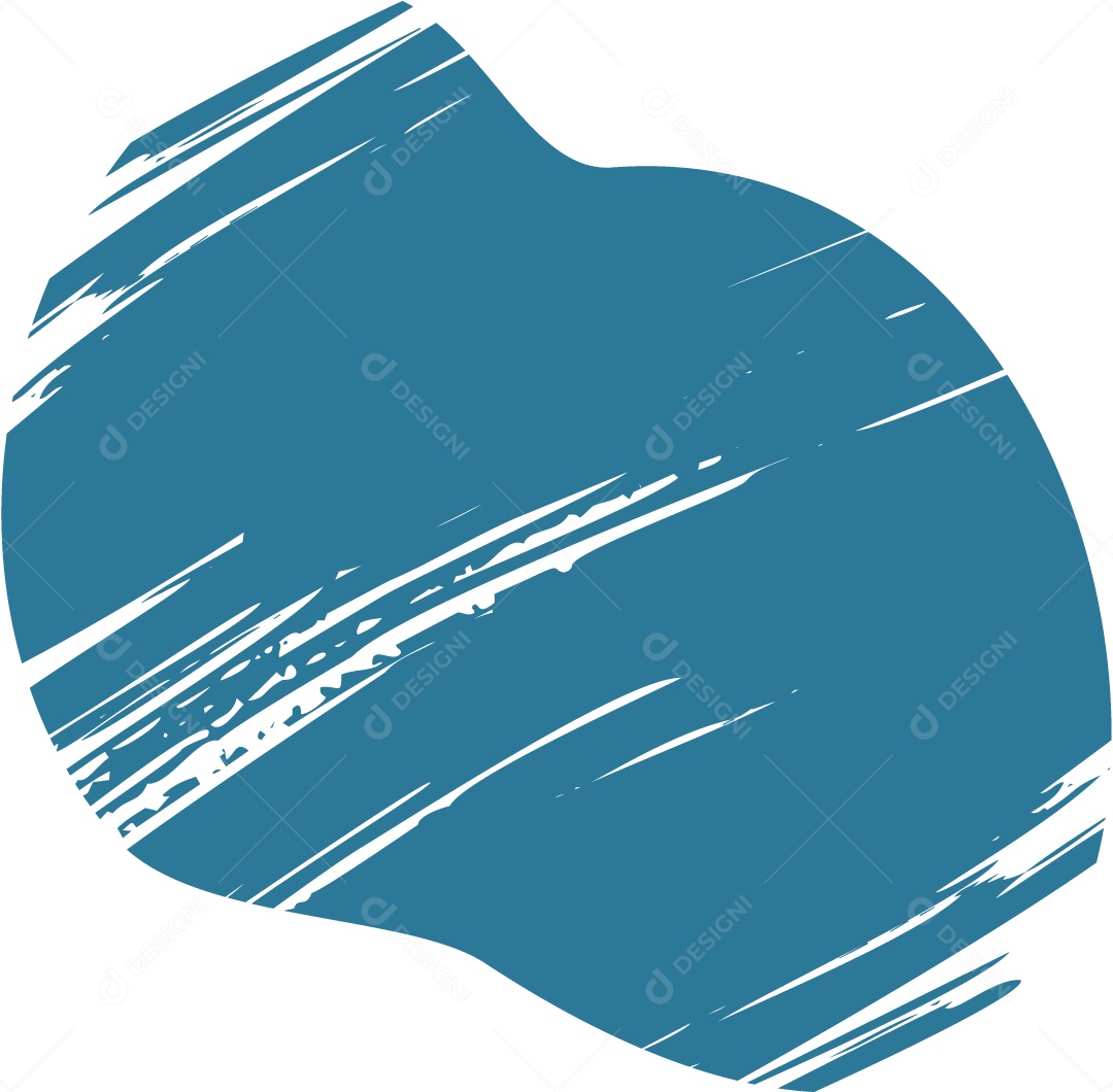 Shape Grunge Mancha de Tinta Azul Ilustração Vetor EPS