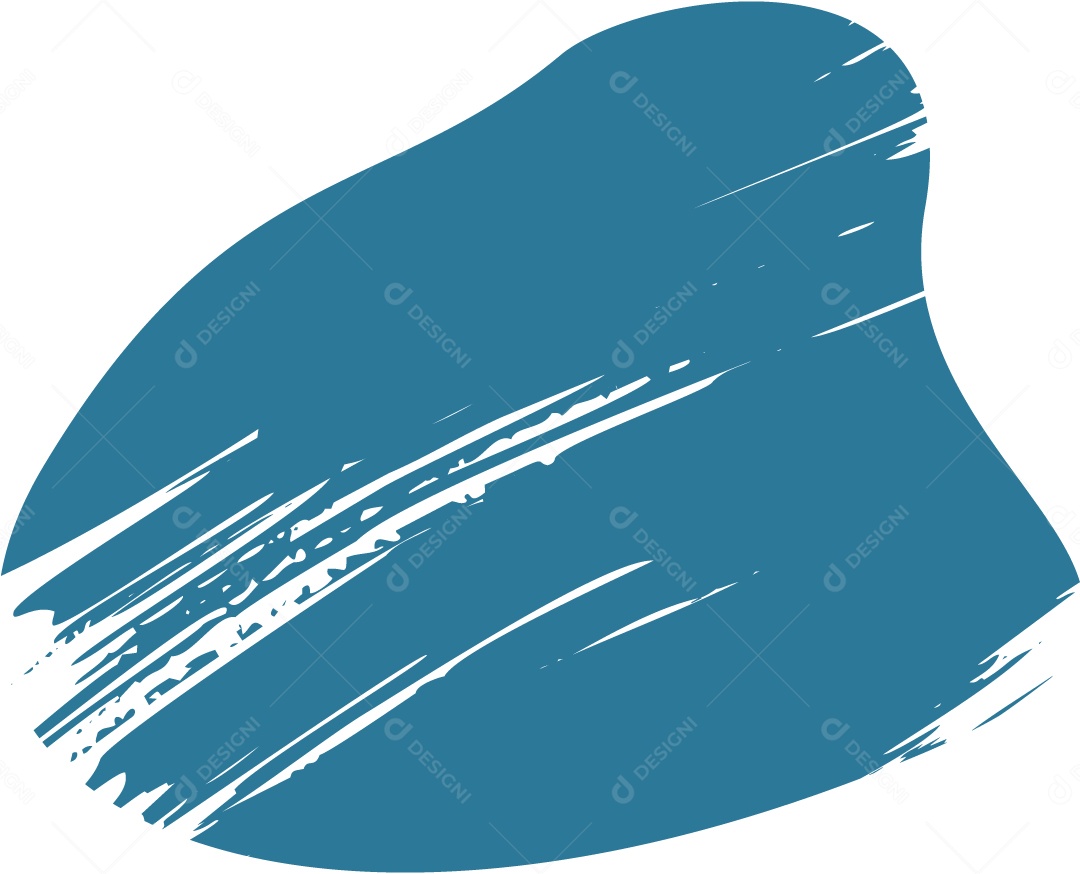 Shape Grunge Mancha de Tinta Azul Ilustração Vetor EPS