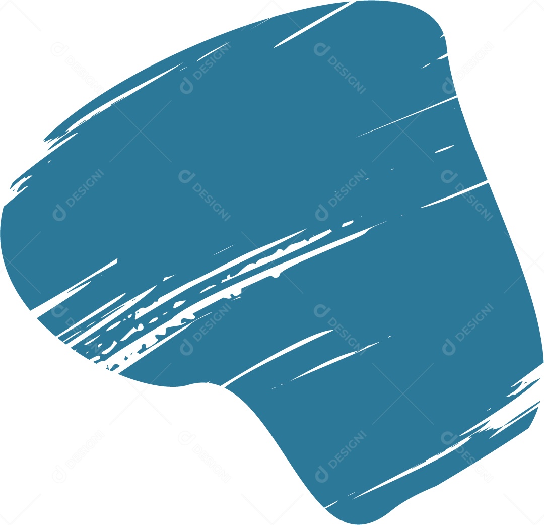 Shape Grunge Mancha de Tinta Azul Ilustração Vetor EPS