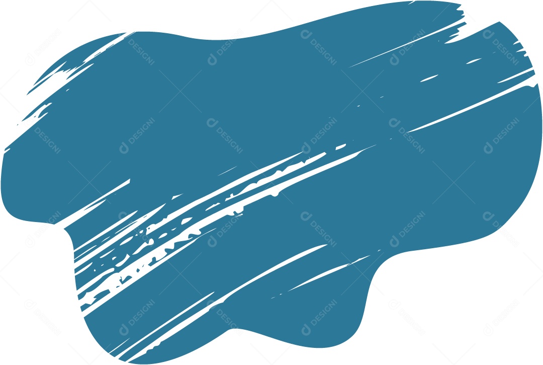 Shape Grunge Mancha de Tinta Azul Ilustração Vetor EPS