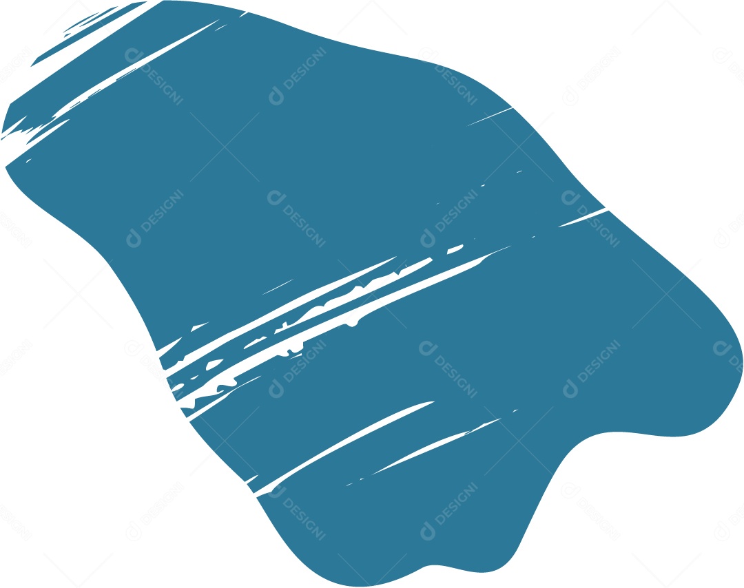 Shape Grunge Mancha de Tinta Azul Ilustração Vetor EPS