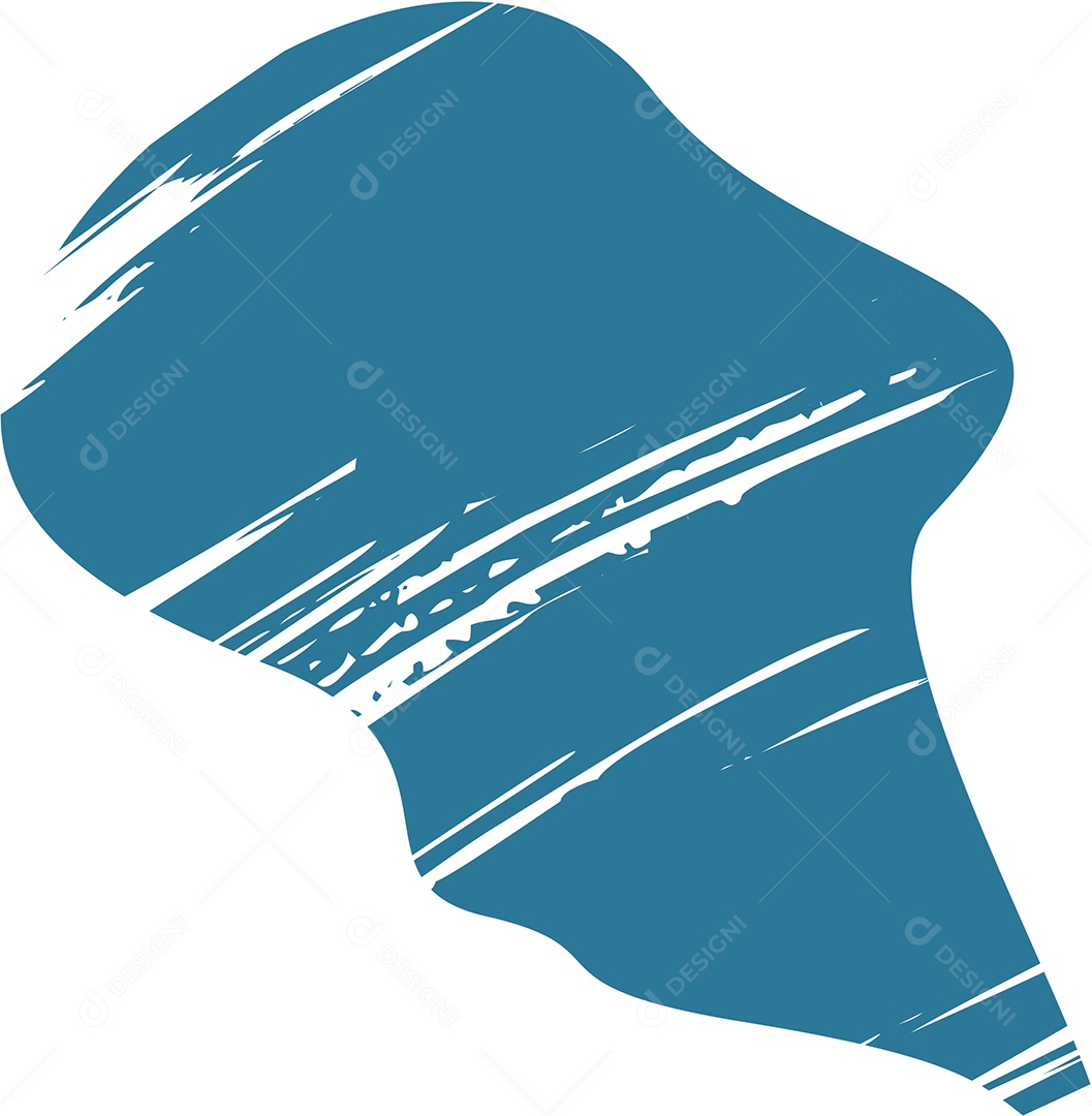 Shape Grunge Mancha de Tinta Azul Ilustração Vetor EPS