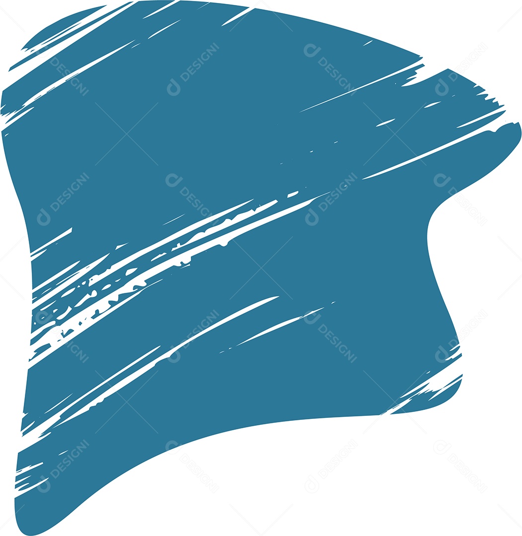 Shape Grunge Mancha de Tinta Azul Ilustração Vetor EPS