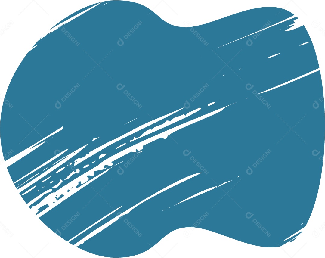 Shape Grunge Mancha de Tinta Azul Ilustração Vetor EPS