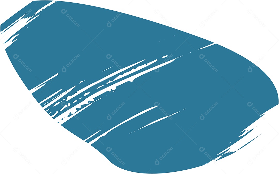 Shape Grunge Mancha de Tinta Azul Ilustração Vetor EPS