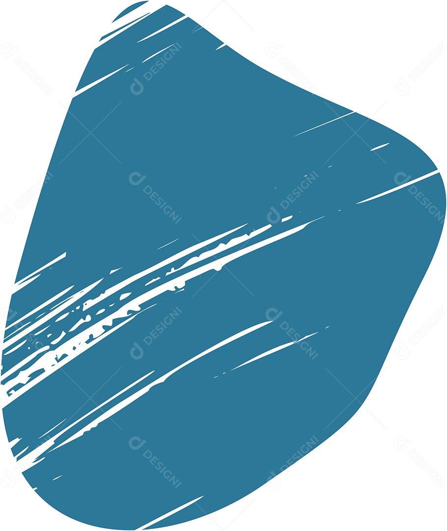 Shape Grunge Mancha de Tinta Azul Ilustração Vetor EPS