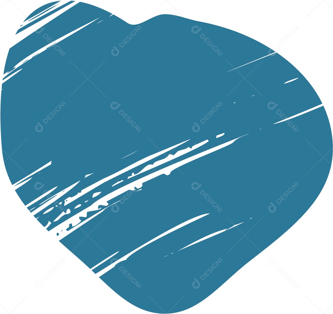 Shape Grunge Mancha de Tinta Azul Ilustração Vetor EPS