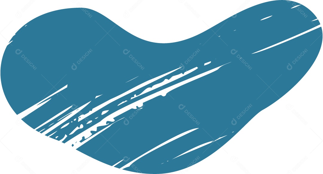 Shape Grunge Mancha de Tinta Azul Ilustração Vetor EPS