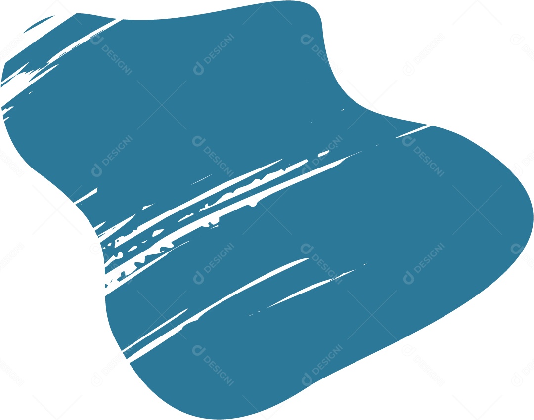 Shape Grunge Mancha de Tinta Azul Ilustração Vetor EPS