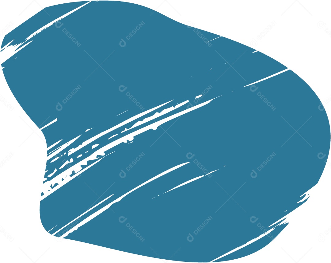 Shape Grunge Mancha de Tinta Azul Ilustração Vetor EPS