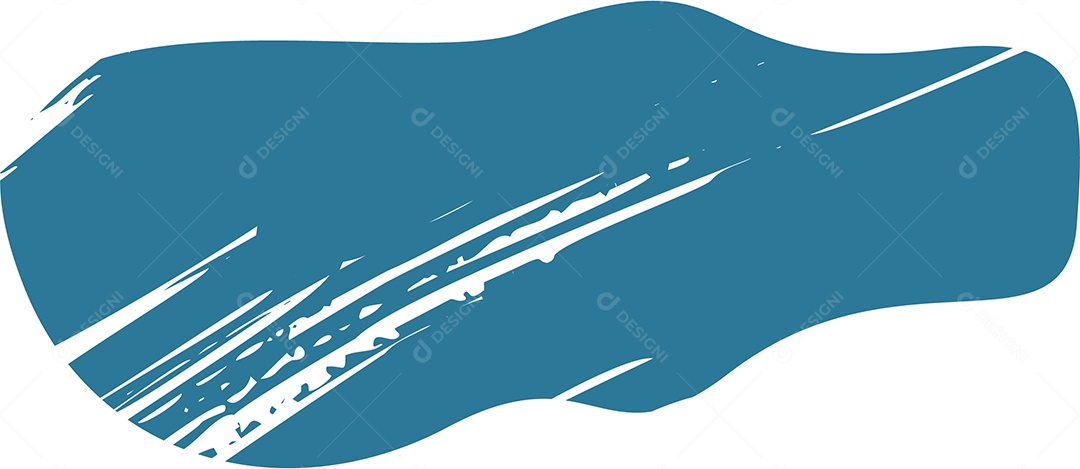 Shape Grunge Mancha de Tinta Azul Ilustração Vetor EPS