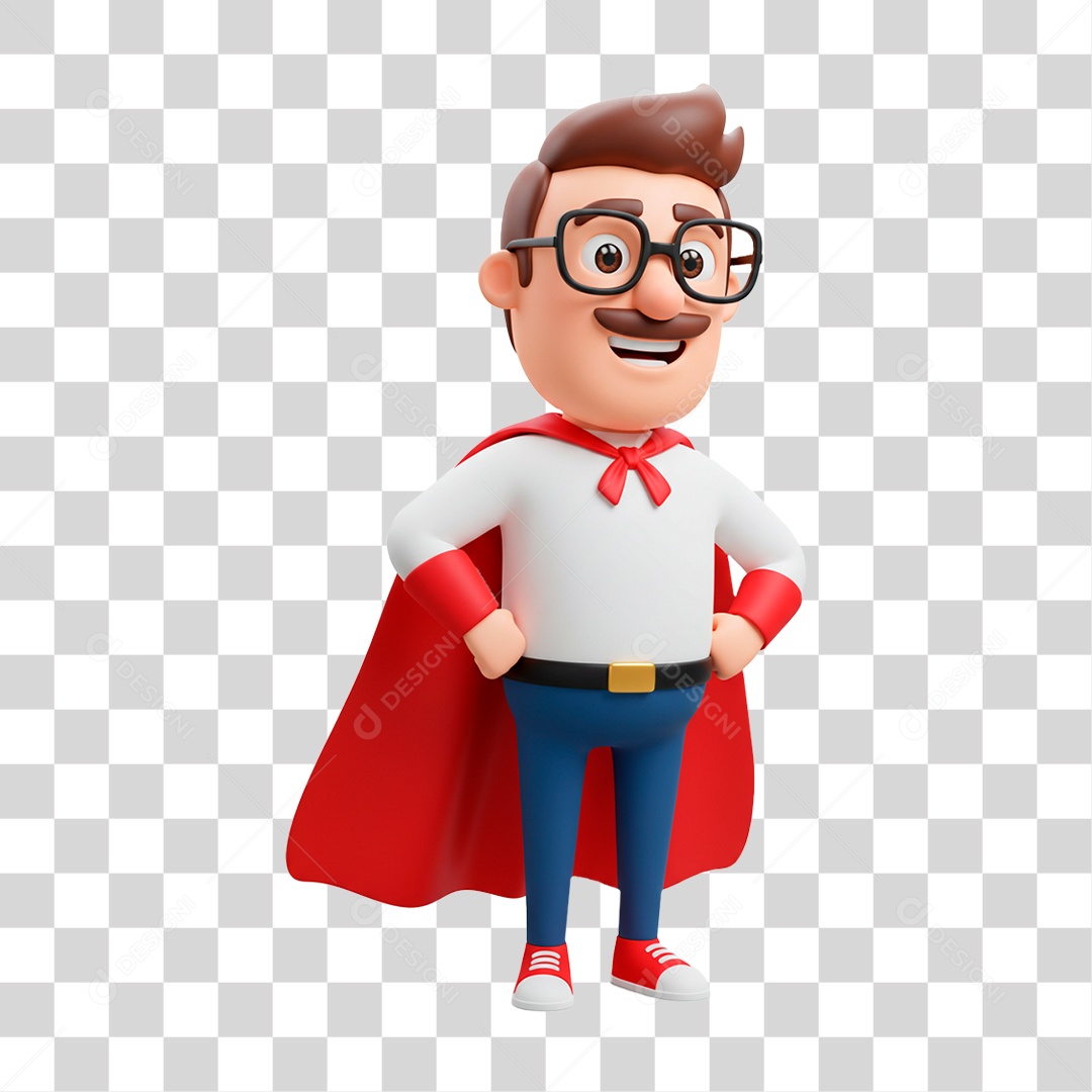 Personagem Dia dos Pais PNG Transparente