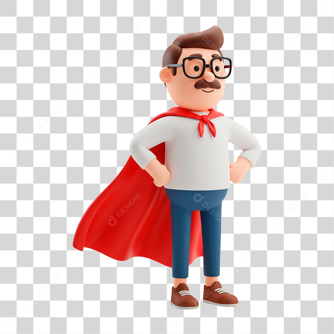 Personagem Dia dos Pais PNG Transparente