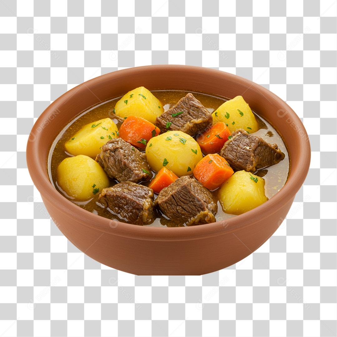 Porção de Carne de Panela PNG Transparente