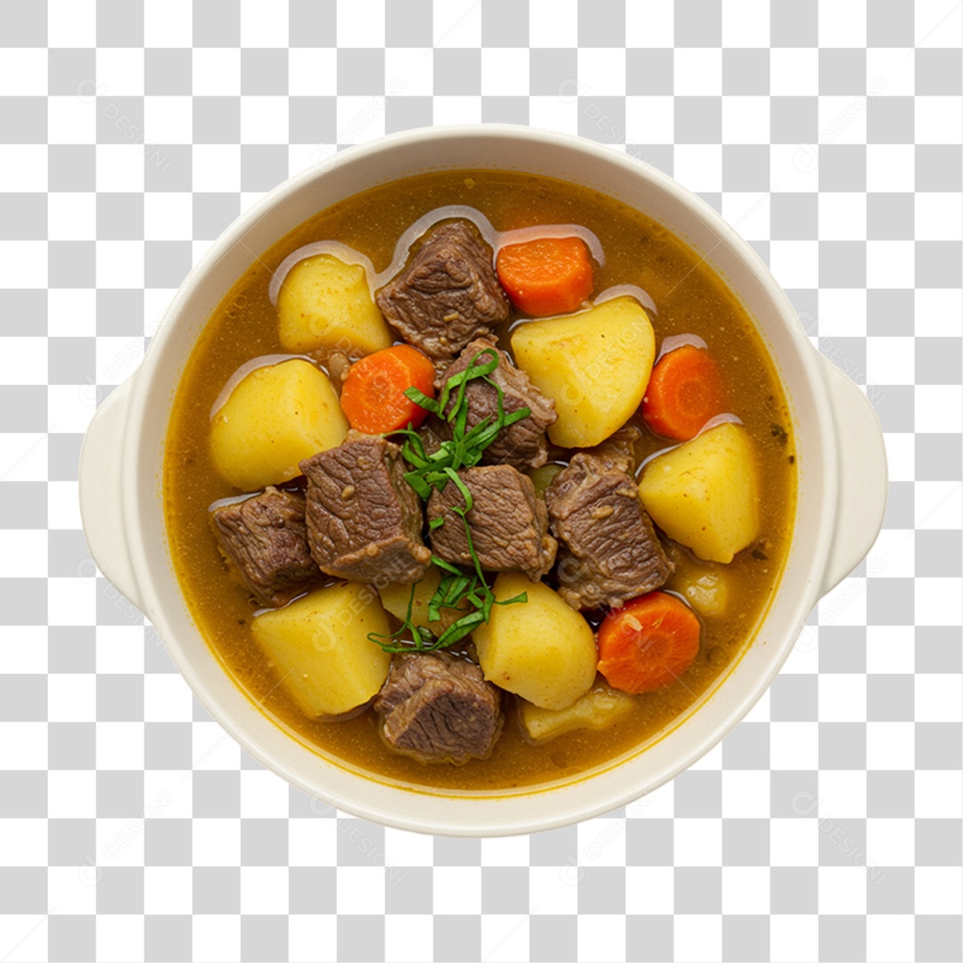 Porção de Carne de Panela PNG Transparente