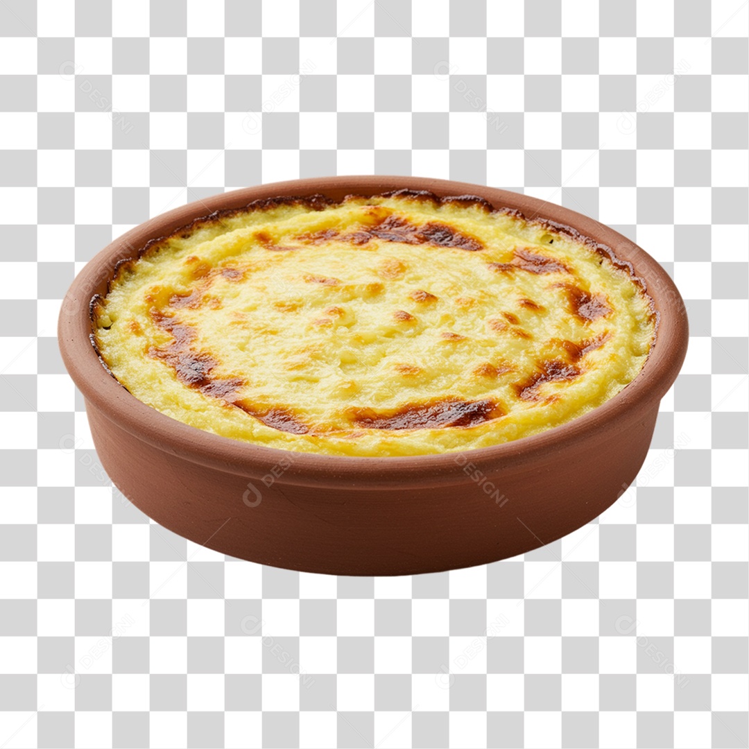 Prato Escondidinho de Carne PNG Transparente